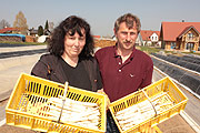 Johann Hainzlmair mit seiner Frau Rosa (©Foto: Martin Schmitz)